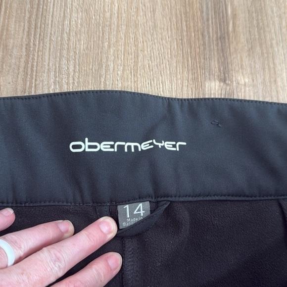 Obermeyer Black 15088 Summit Softshell Pant Ski Snow Snowboarding Pants Size 14 - Picture 5 of 11